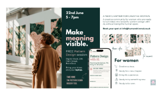Free AI training workshop for unemployed women Image